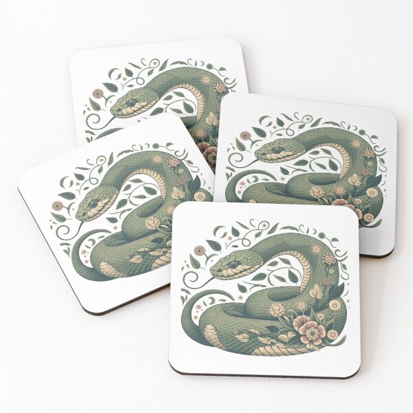 Item preview, Botanical Serpent Nature Inspired Design4 designed and sold by BirdsnStuff.