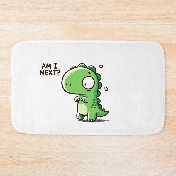 Item preview, Am I Next? - Cute and Nervous Dinosaur designed and sold by RANShopX.