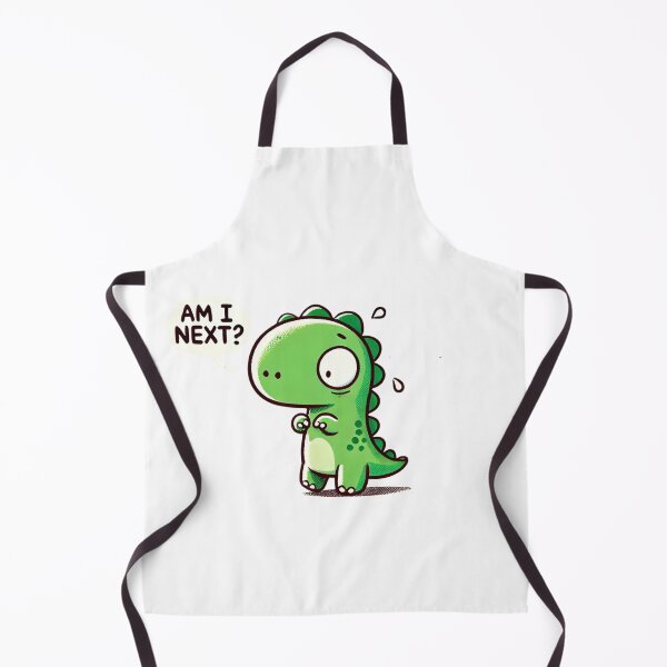 Item preview, Am I Next? - Cute and Nervous Dinosaur designed and sold by RANShopX.