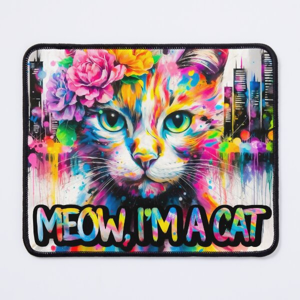 Item preview, Artistic cat designed and sold by QuanntixArt.