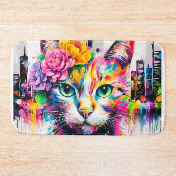 Item preview, Artistic cat designed and sold by QuanntixArt.