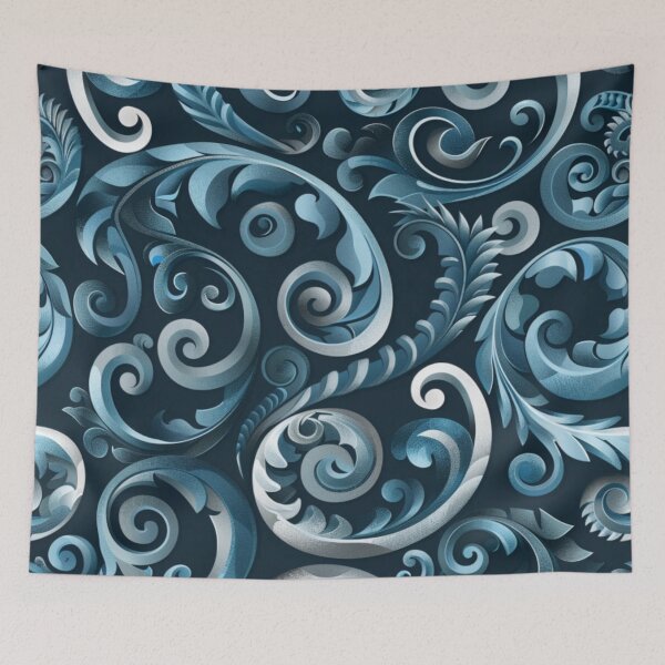 Artikelvorschau, Neuseeland Māori Paua Muster Koru Design 356 entworfen und verkauft von GrinGalore.