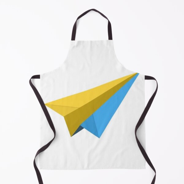 Item preview, yellow blue paper airplane designed and sold by KnJ-Hangers.