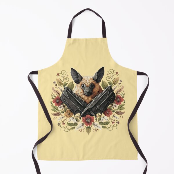 Item preview, Big Brown Bat Botanical Nature Art Illustration designed and sold by BirdsnStuff.