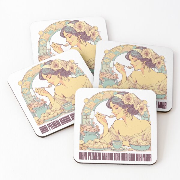 Item preview, No Pelmeni, no beautiful woman Art Nouveau gift designed and sold by Pineapple-Tree.