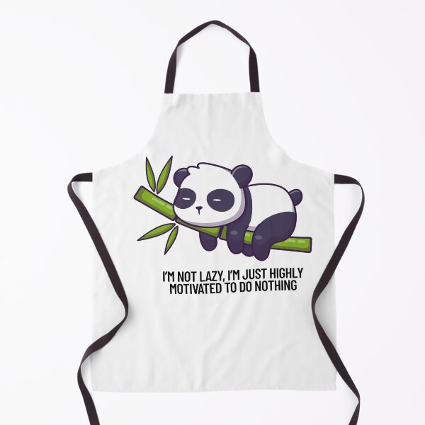 Item preview, I'm Not Lazy, Just Energy Efficient cute Panda designed and sold by MOTAS FASHION .