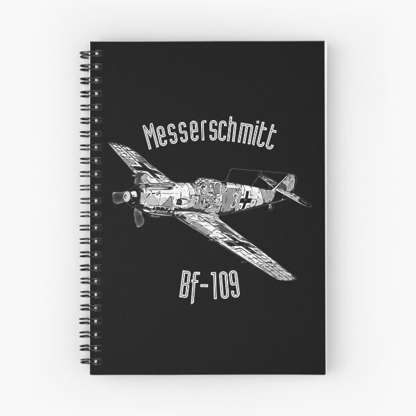 Item preview, Messerschmitt Bf 109 Vintage Aircraft Illustration designed and sold by Aerolovers.