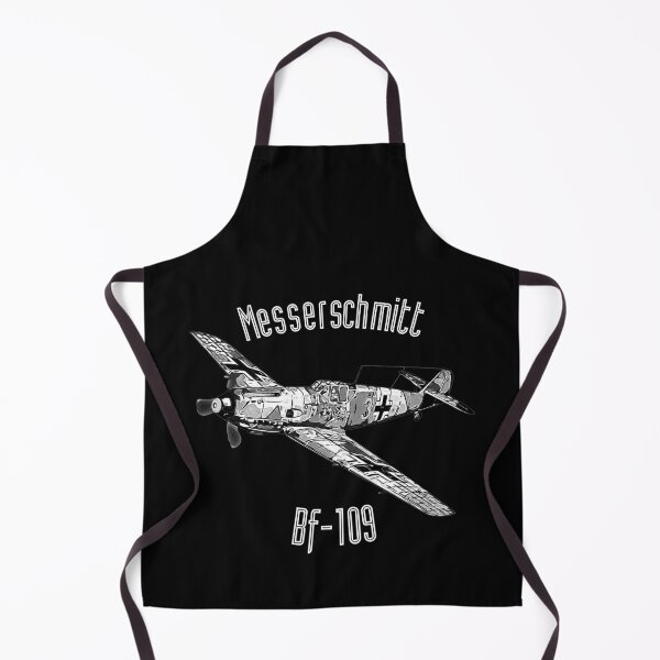 Item preview, Messerschmitt Bf 109 Vintage Aircraft Illustration designed and sold by Aerolovers.