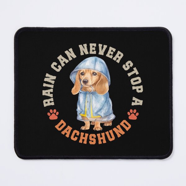 Item preview, Dachshund Raincoat Watercolor Doxie Dog Blue Trench Coat designed and sold by eclecTEEq.