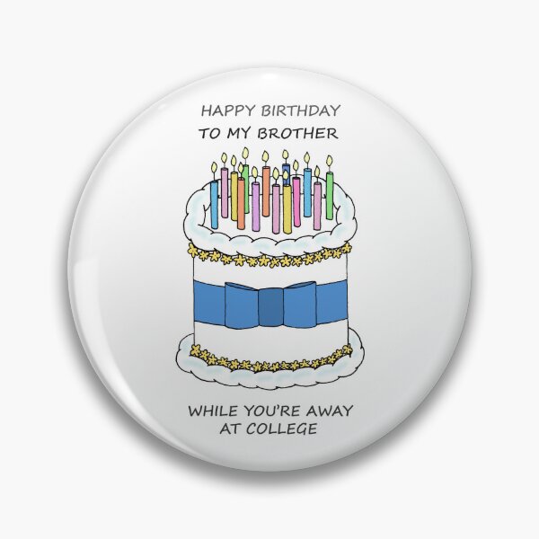 Item preview, Happy Birthday Brother Away at College designed and sold by KateTaylor.