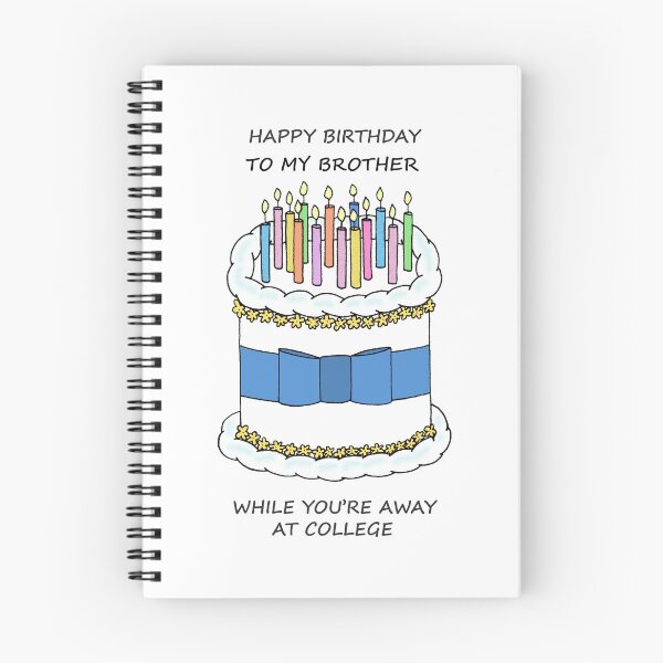Item preview, Happy Birthday Brother Away at College designed and sold by KateTaylor.