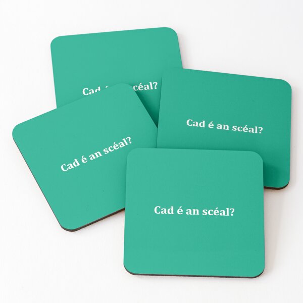 Item preview, Cad é an scéal? What's the story? as Gaeilge - Green designed and sold by unrealindeed.