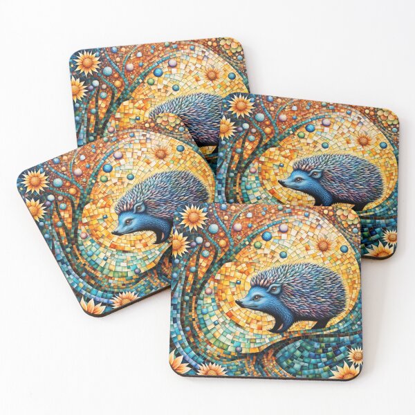 Item preview, Mosaic Hedgehog designed and sold by purplesensation.