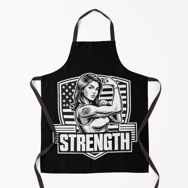 Item preview, Strength strong woman American cool gift designed and sold by Pineapple-Tree.