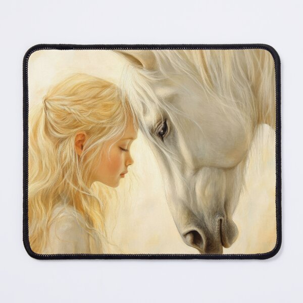 Item preview, Little girl with horse designed and sold by Julia Shepeleva.