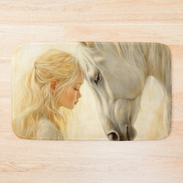 Item preview, Little girl with horse designed and sold by Julia Shepeleva.