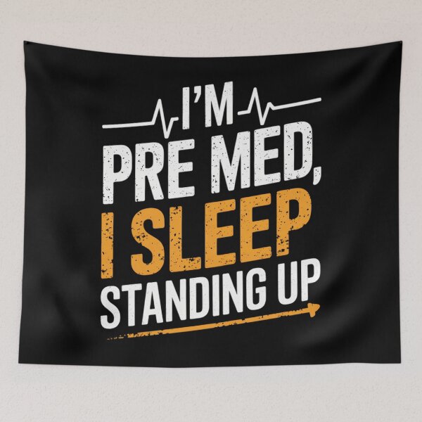 Item preview, Funny Medical School Pre Med Student I Sleep Standing designed and sold by savrmiller.