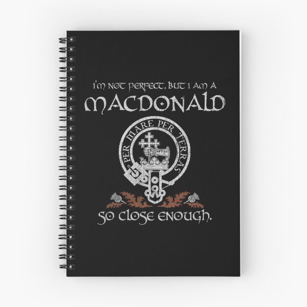 Item preview, MacDonald of Staffa clan Scottish surname crest badge motto tartan sporran kilt men women designed and sold by Clan1093.