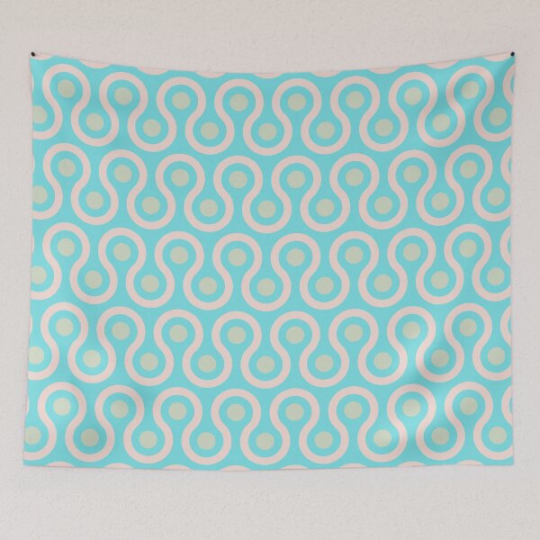 Item preview, Geometric Pattern: Looped Circles: Hadley designed and sold by Red Wolf.