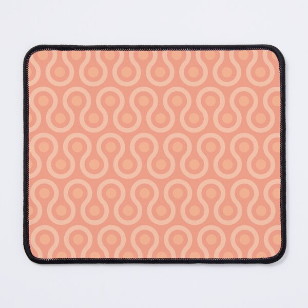 Item preview, Geometric Pattern: Looped Circles: Salmon designed and sold by Red Wolf.