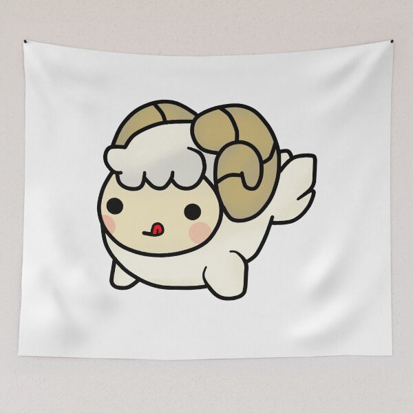 Item preview, Goat White Kawaii designed and sold by NatiBeach.