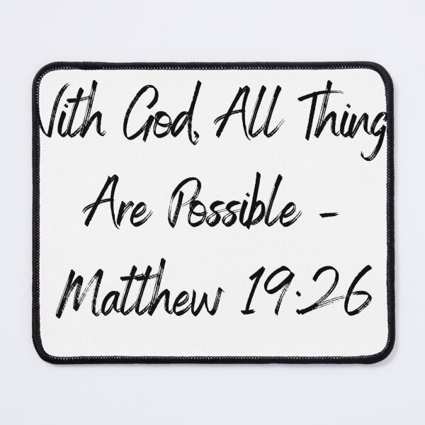 Item preview, With God All Things Are Possible Shirt | Matthew 19:26 Bible Verse designed and sold by Kayshies8120.