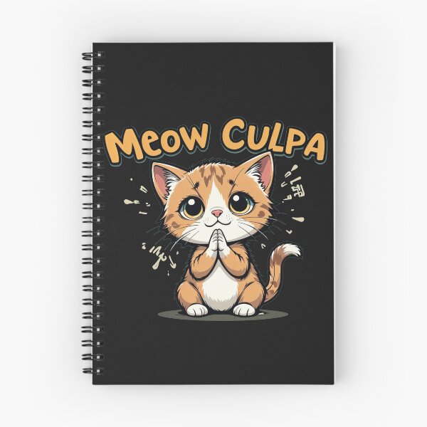 Item preview, Apologetic Cat - Meow Culpa Feline Art designed and sold by latelierdechris.
