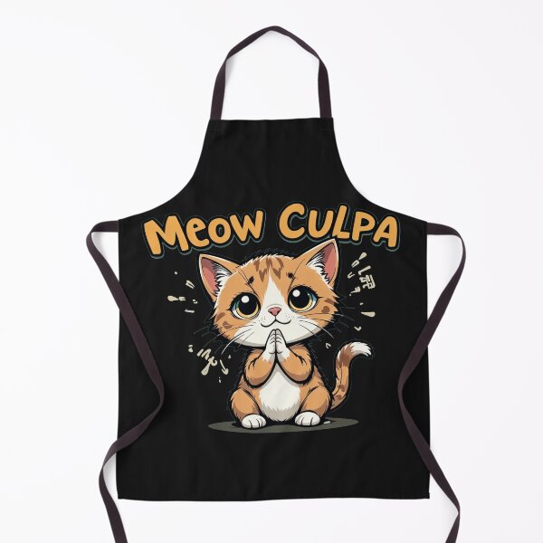 Item preview, Apologetic Cat - Meow Culpa Feline Art designed and sold by latelierdechris.