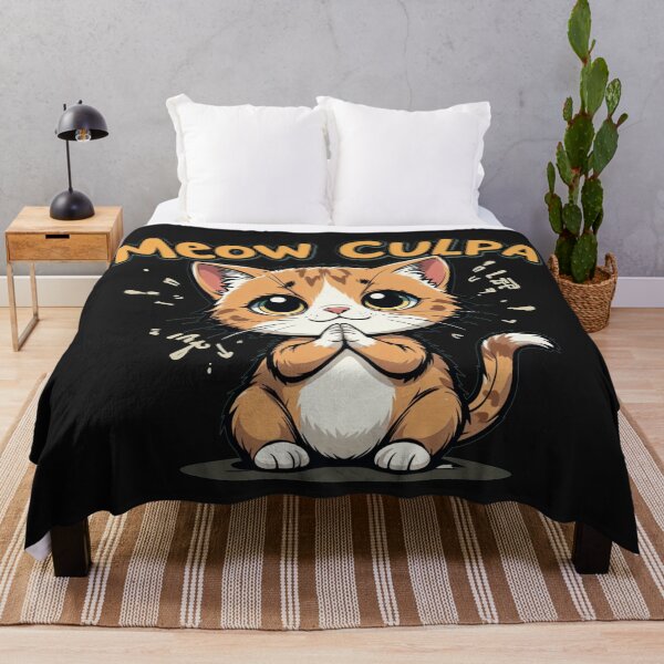 Item preview, Apologetic Cat - Meow Culpa Feline Art designed and sold by latelierdechris.