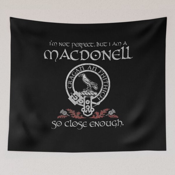 Item preview, MacDonell of Keppoch clan Scottish surname crest badge motto tartan sporran kilt men women designed and sold by Clan1093.