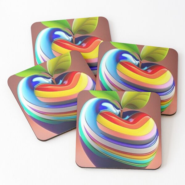 Item preview, vibrant apple designed and sold by KnJ-Hangers.