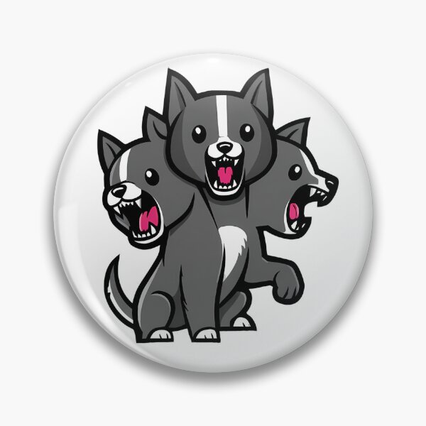 Item preview, Adorable Three-Headed Cerberus Puppy Illustration designed and sold by Templatemini.