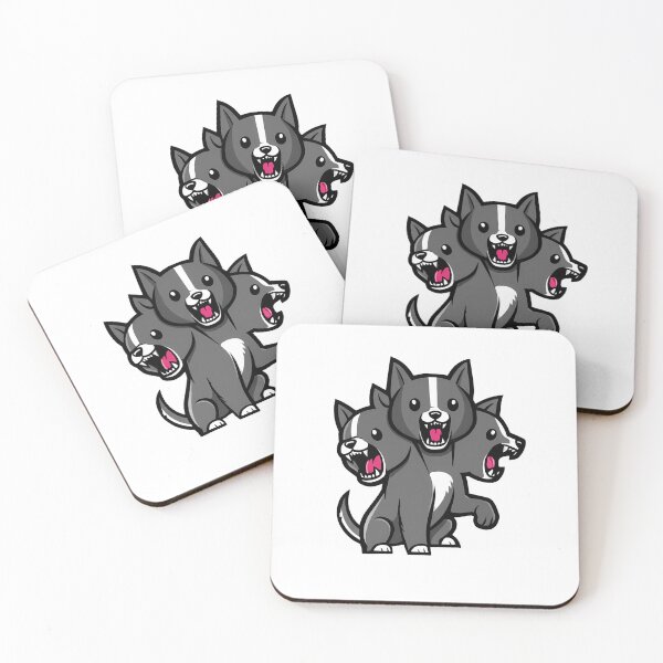 Item preview, Adorable Three-Headed Cerberus Puppy Illustration designed and sold by Templatemini.