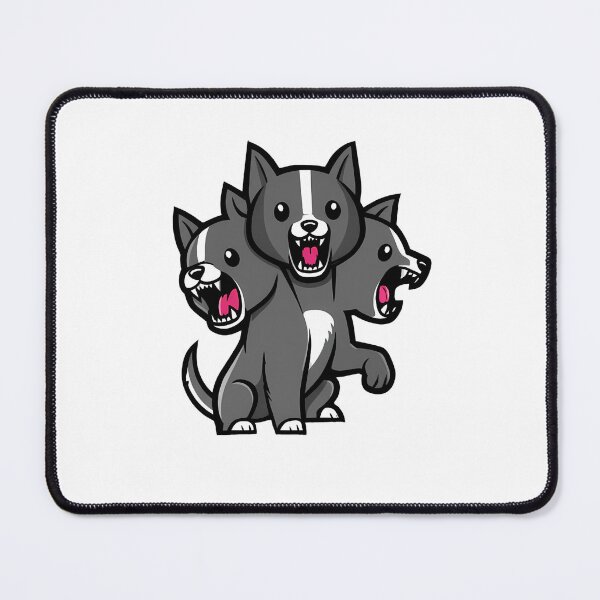 Item preview, Adorable Three-Headed Cerberus Puppy Illustration designed and sold by Templatemini.