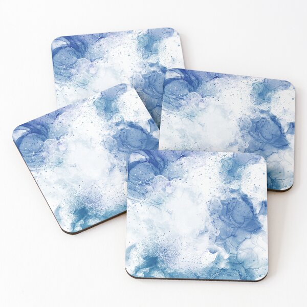 Item preview, Abstract Blue Alcohol Ink designed and sold by Claire_Brown.