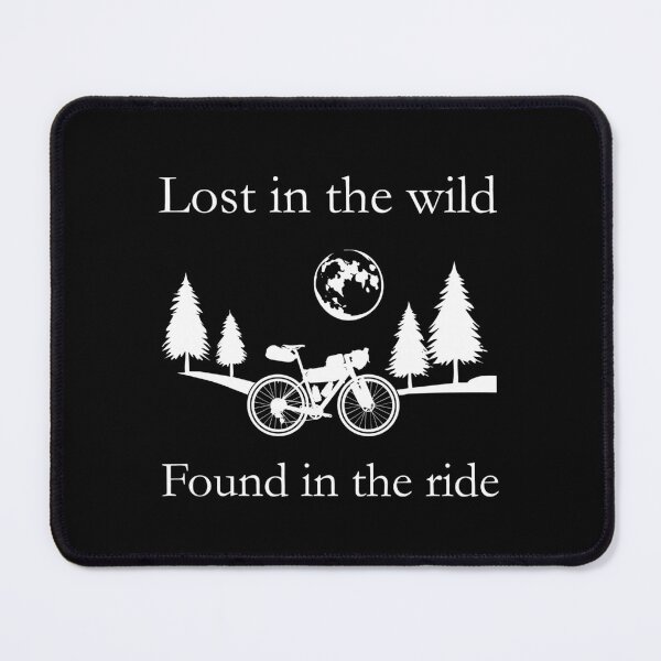 Item preview, Bikepacking Philosophy – Lost in the Wild, Found in the Ride_White designed and sold by KarlMast.