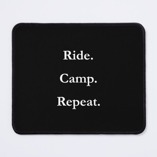 Item preview, Bikepacking Life – Ride. Camp. Repeat._White designed and sold by KarlMast.