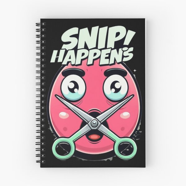 Item preview, Snip Happens – Funny Barber T-Shirt designed and sold by TeesByOquad.
