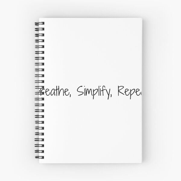 Item preview, Breathe, Simplify, Repeat designed and sold by Ninjacatoff.