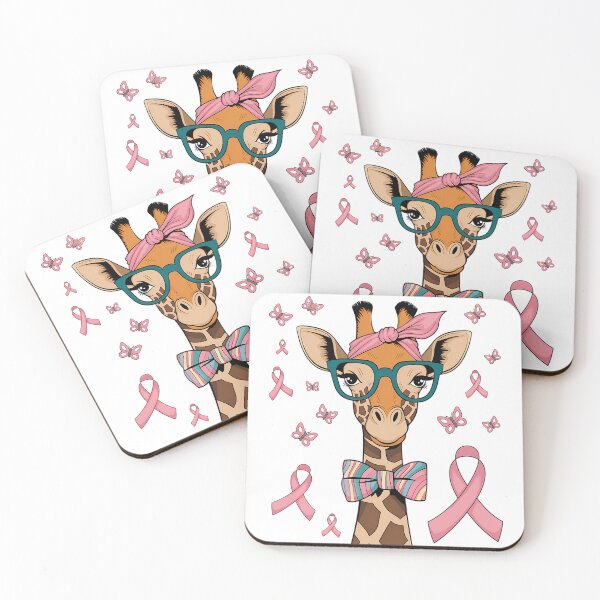 Item preview, Giraffe Breast Cancer Awareness designed and sold by tearbytea.
