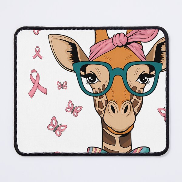 Item preview, Giraffe Breast Cancer Awareness designed and sold by tearbytea.