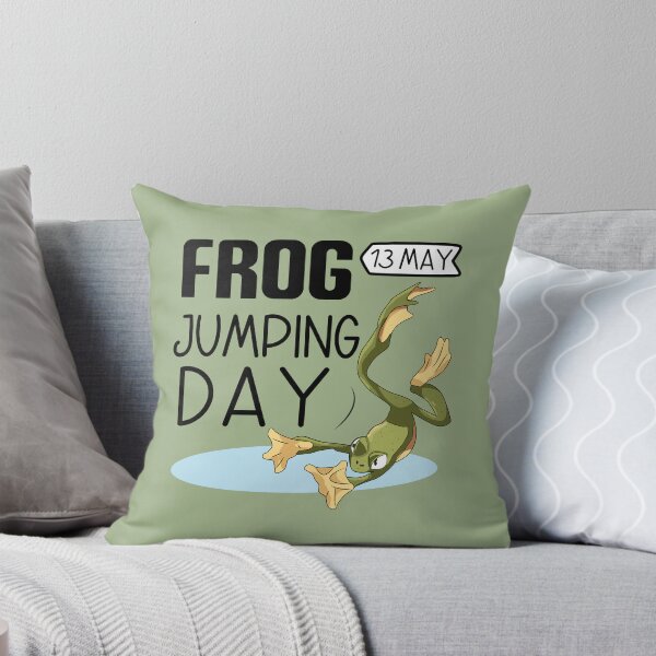 Item preview, 13 May Frog Jumping Day - Wacky Holidays designed and sold by ChemicalXShop.