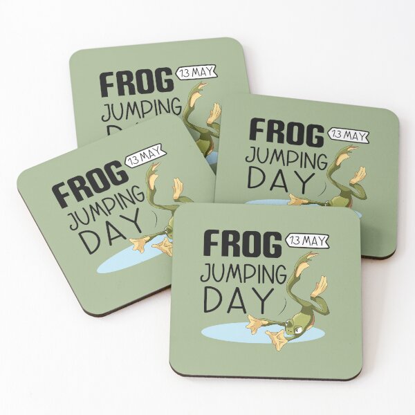 Item preview, 13 May Frog Jumping Day - Wacky Holidays designed and sold by ChemicalXShop.