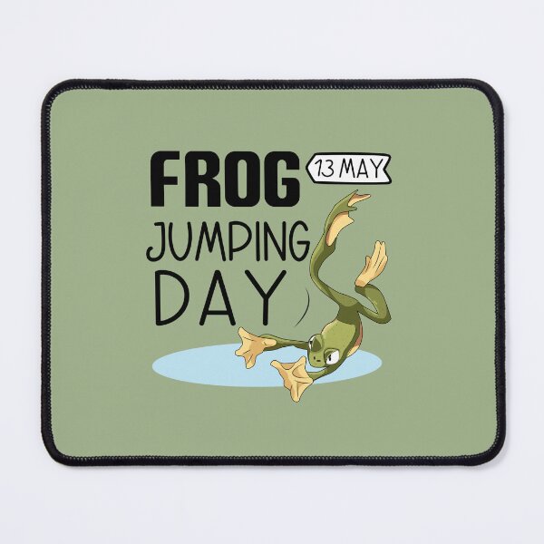 Item preview, 13 May Frog Jumping Day - Wacky Holidays designed and sold by ChemicalXShop.
