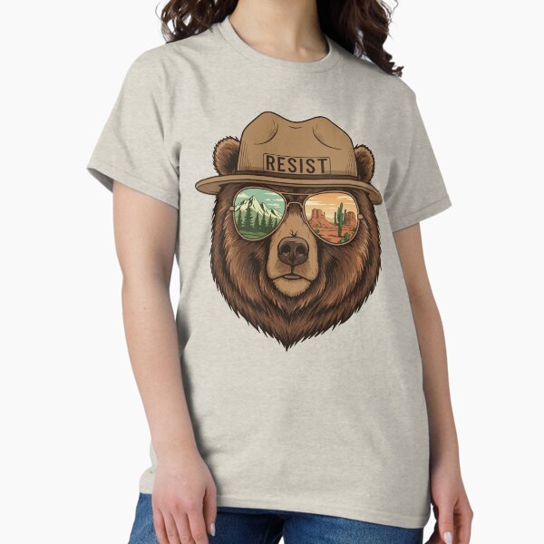 Aperçu de l'œuvre Résister à l'ours - Alt National Park Service créée et vendue par RoarNMore.