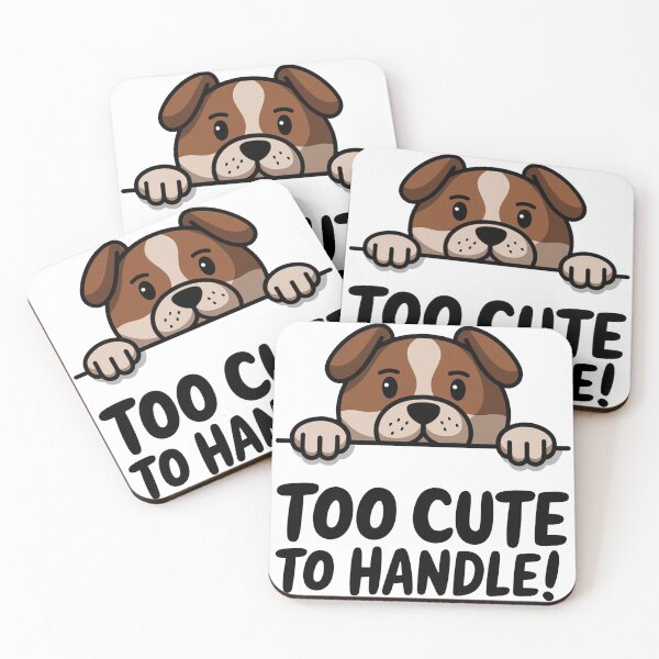 Item preview, Too Cute to Handle Puppy designed and sold by ZAIKY DREAMS.