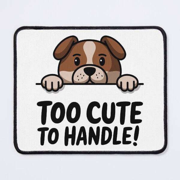 Item preview, Too Cute to Handle Puppy designed and sold by ZAIKY DREAMS.