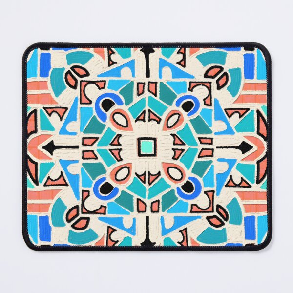 Item preview, Aztec grid crème  designed and sold by bekki smith.