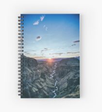 Insane canyon landscape Spiral Notebook