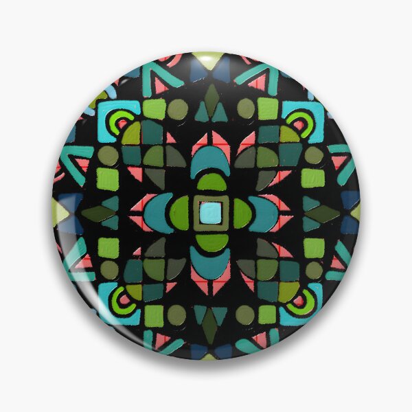 Item preview, Aztec grid olives designed and sold by bekki smith.